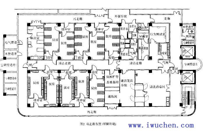 实验动物房工程平面图